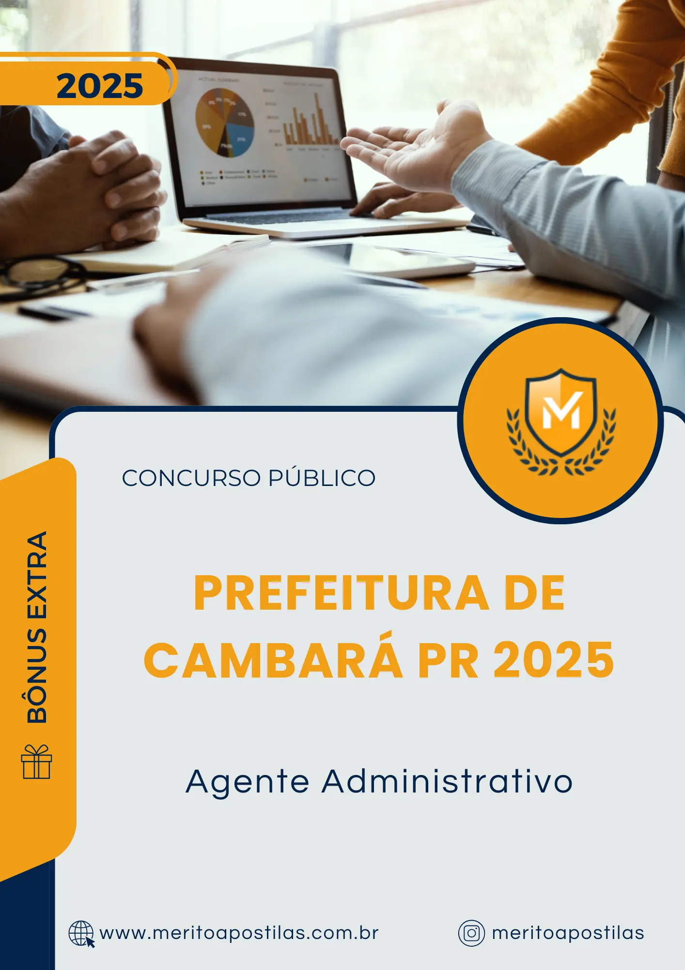 Apostila Agente Administrativo Prefeitura de Cambará PR 2025