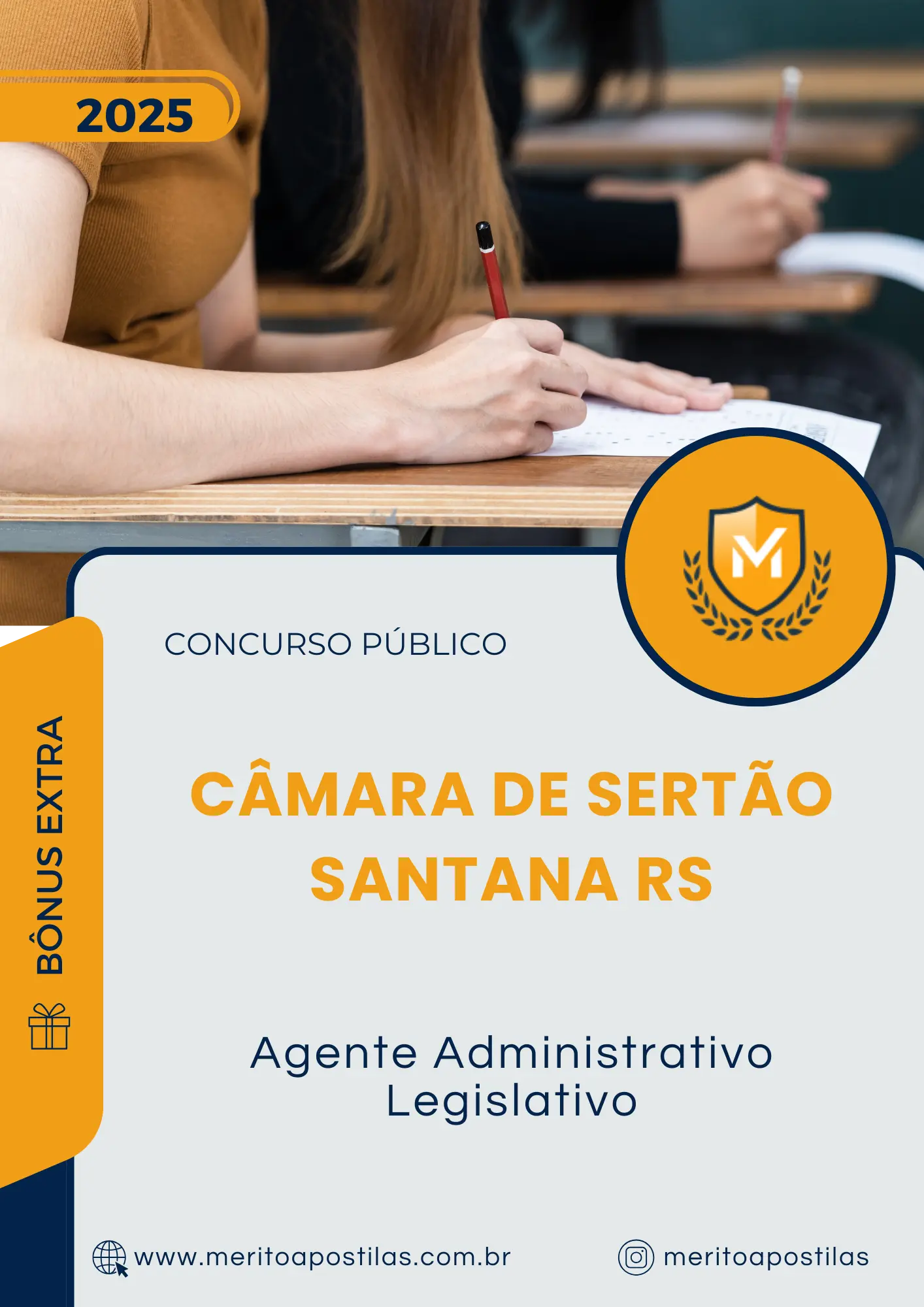 Apostila Agente Administrativo Legislativo Câmara de Sertão Santana RS 2025