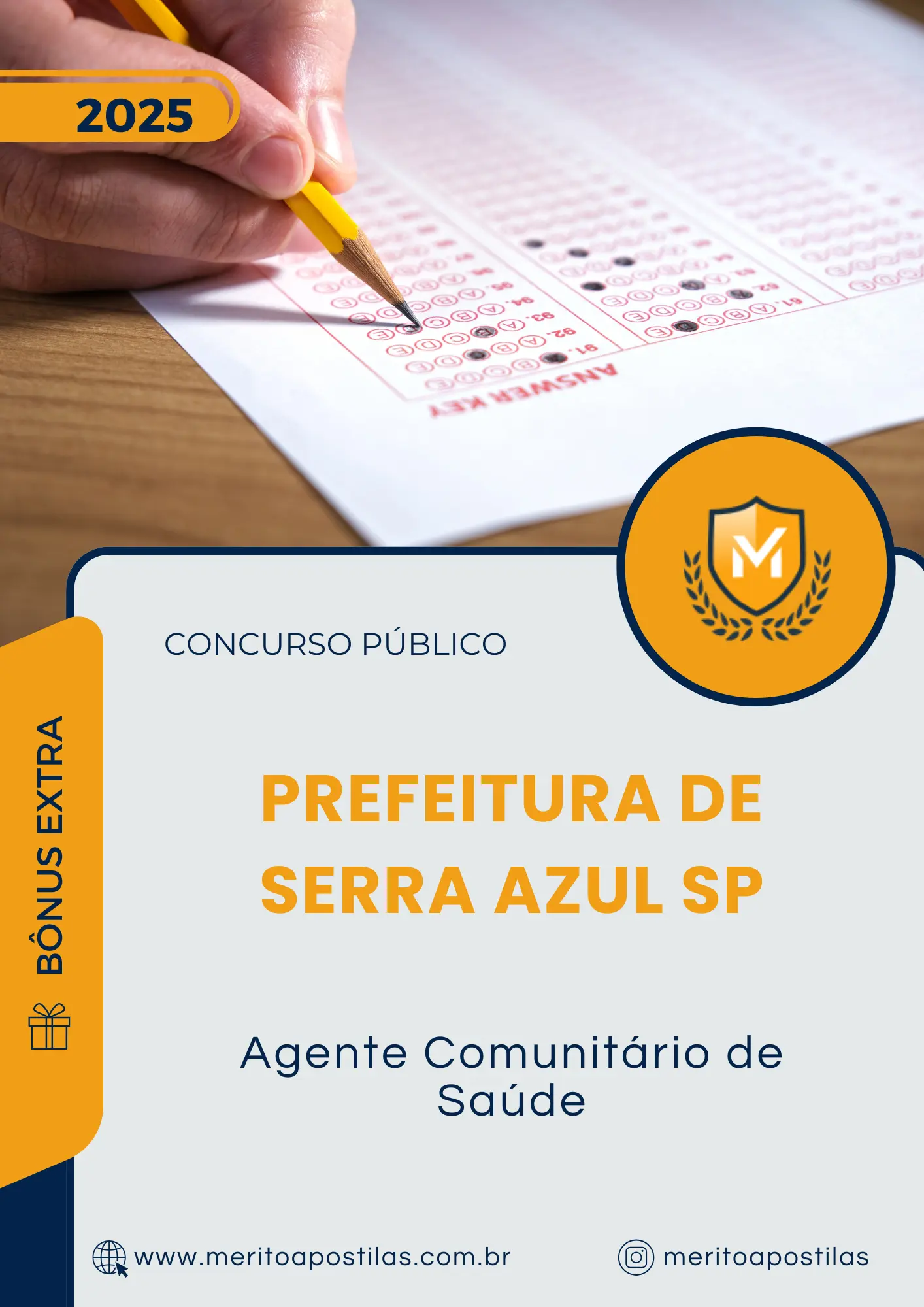 Apostila Agente Comunitário de Saúde Prefeitura de Serra Azul SP 2025
