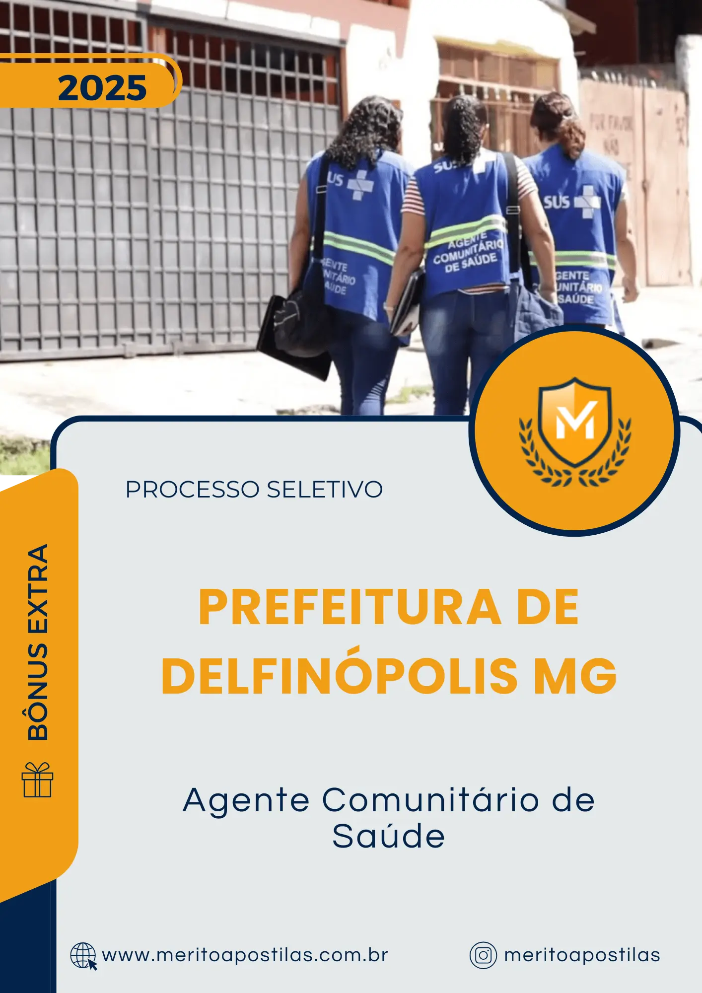 Apostila Agente Comunitário de Saúde Prefeitura de Delfinópolis MG 2025