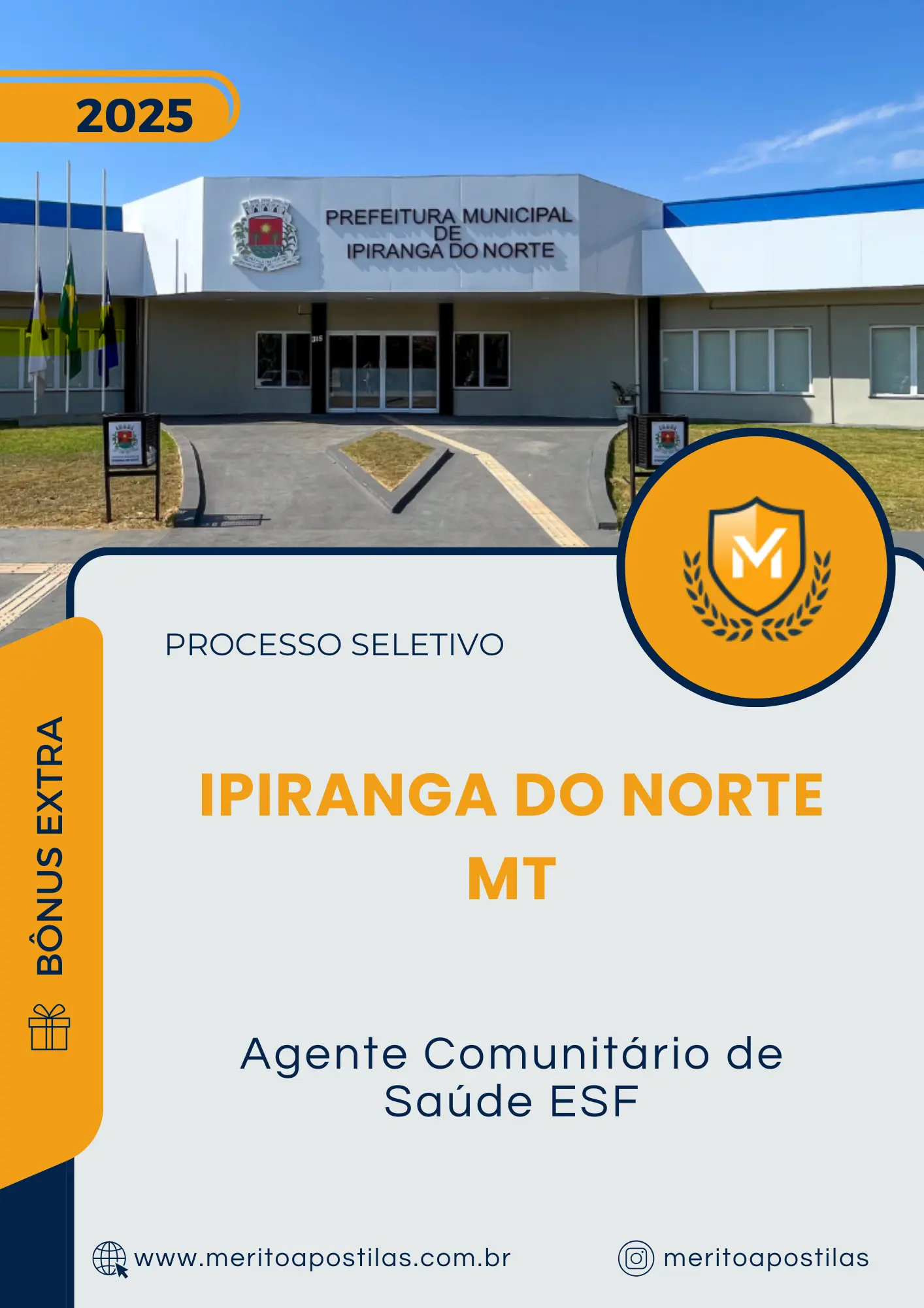 Apostila Agente Comunitário de Saúde ESF Prefeitura de Ipiranga do Norte MT 2025