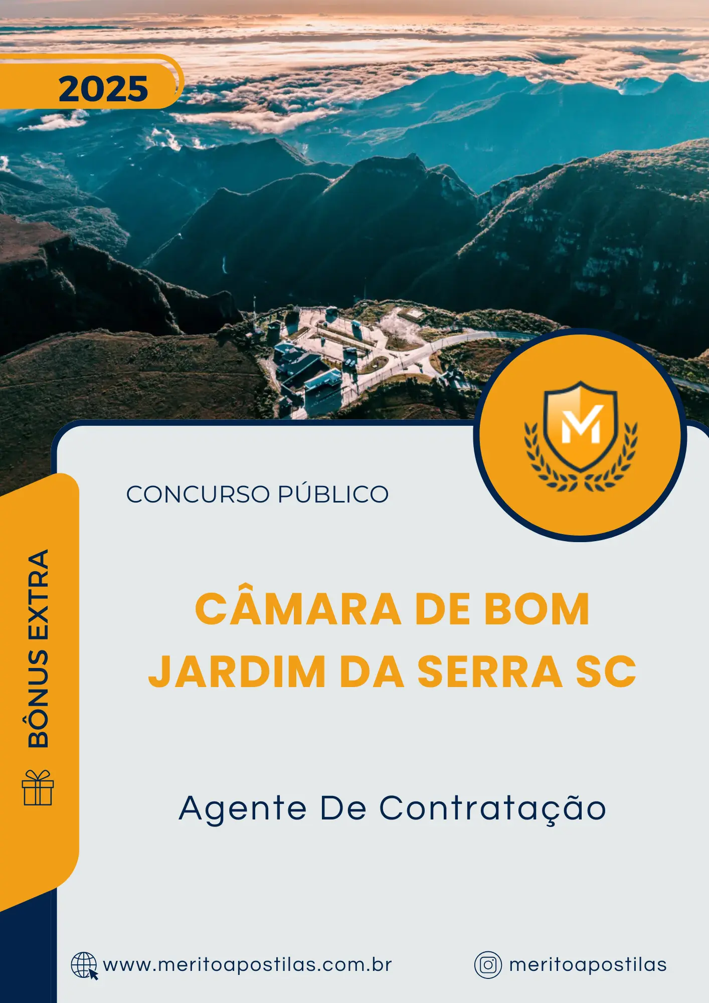 Apostila Agente De Contratação Câmara de Bom Jardim da Serra SC 2025
