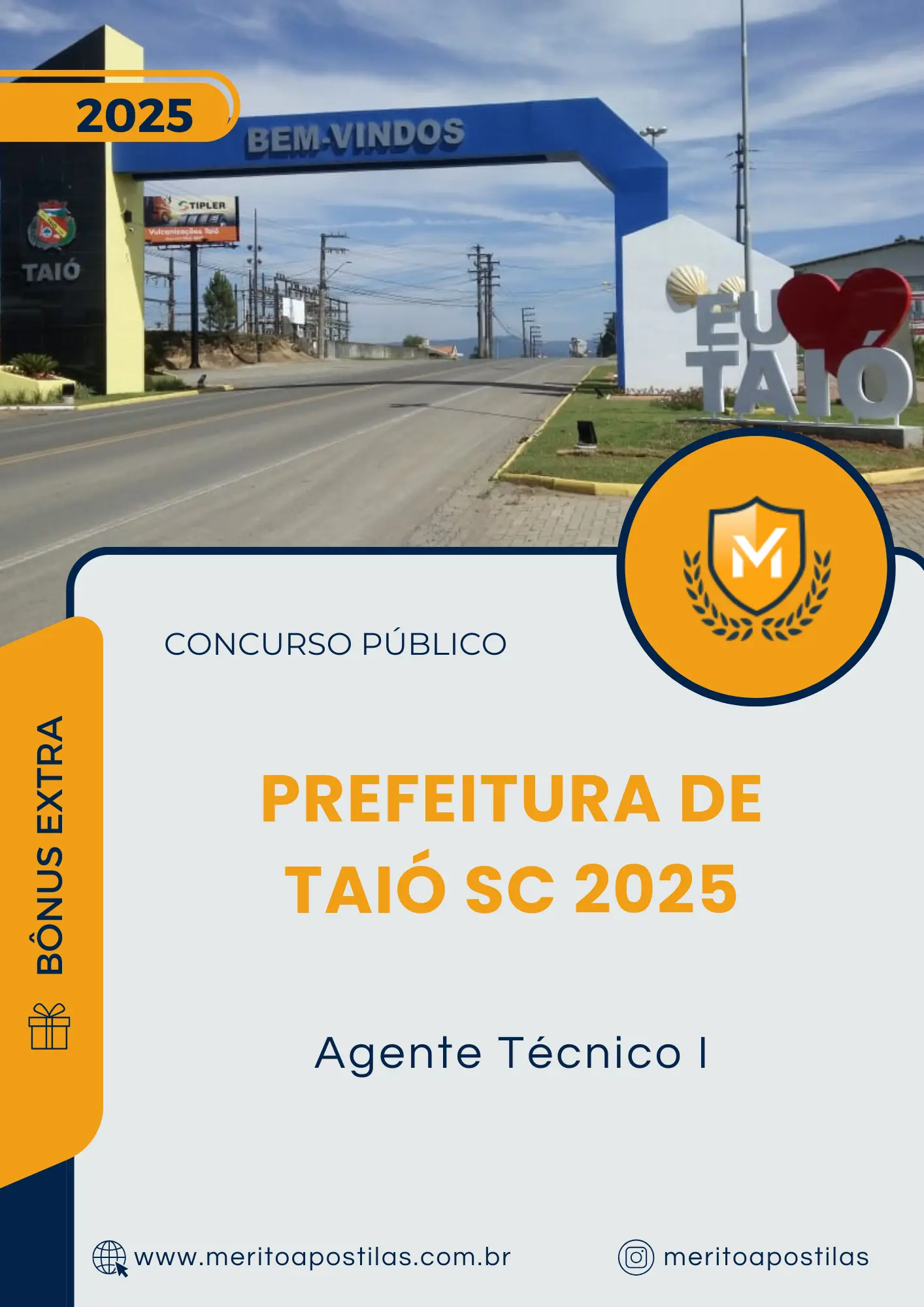 Apostila Agente Técnico I Prefeitura de Taió SC 2025