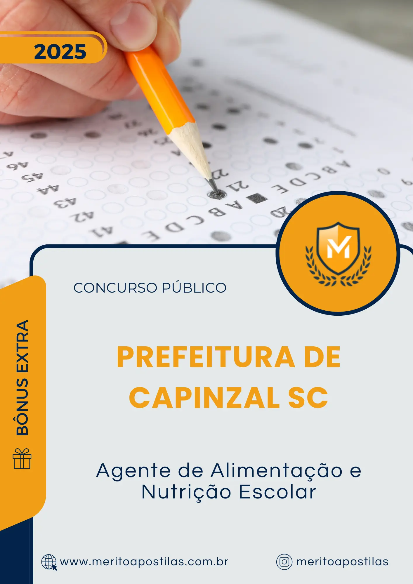 Apostila Agente de Alimentação e Nutrição Escolar Prefeitura de Capinzal SC 2025