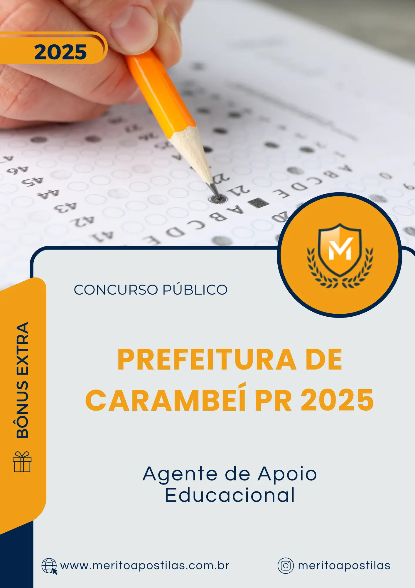 Apostila Agente de Apoio Educacional Prefeitura de Carambeí PR 2025