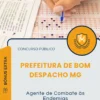Apostila Agente de Combate às Endemias Prefeitura de Bom Despacho MG 2025