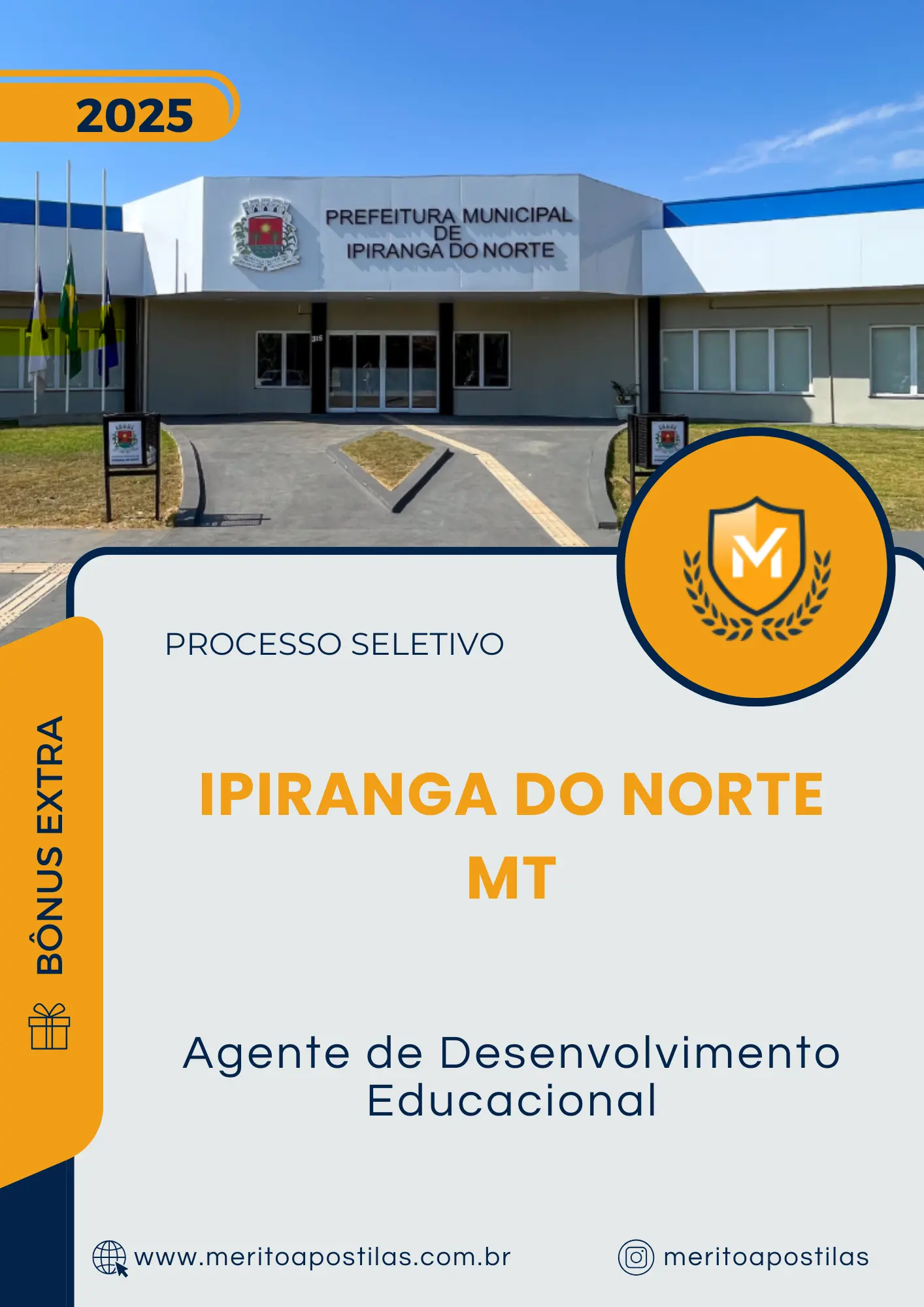 Apostila Agente de Desenvolvimento Educacional Prefeitura de Ipiranga do Norte MT 2025