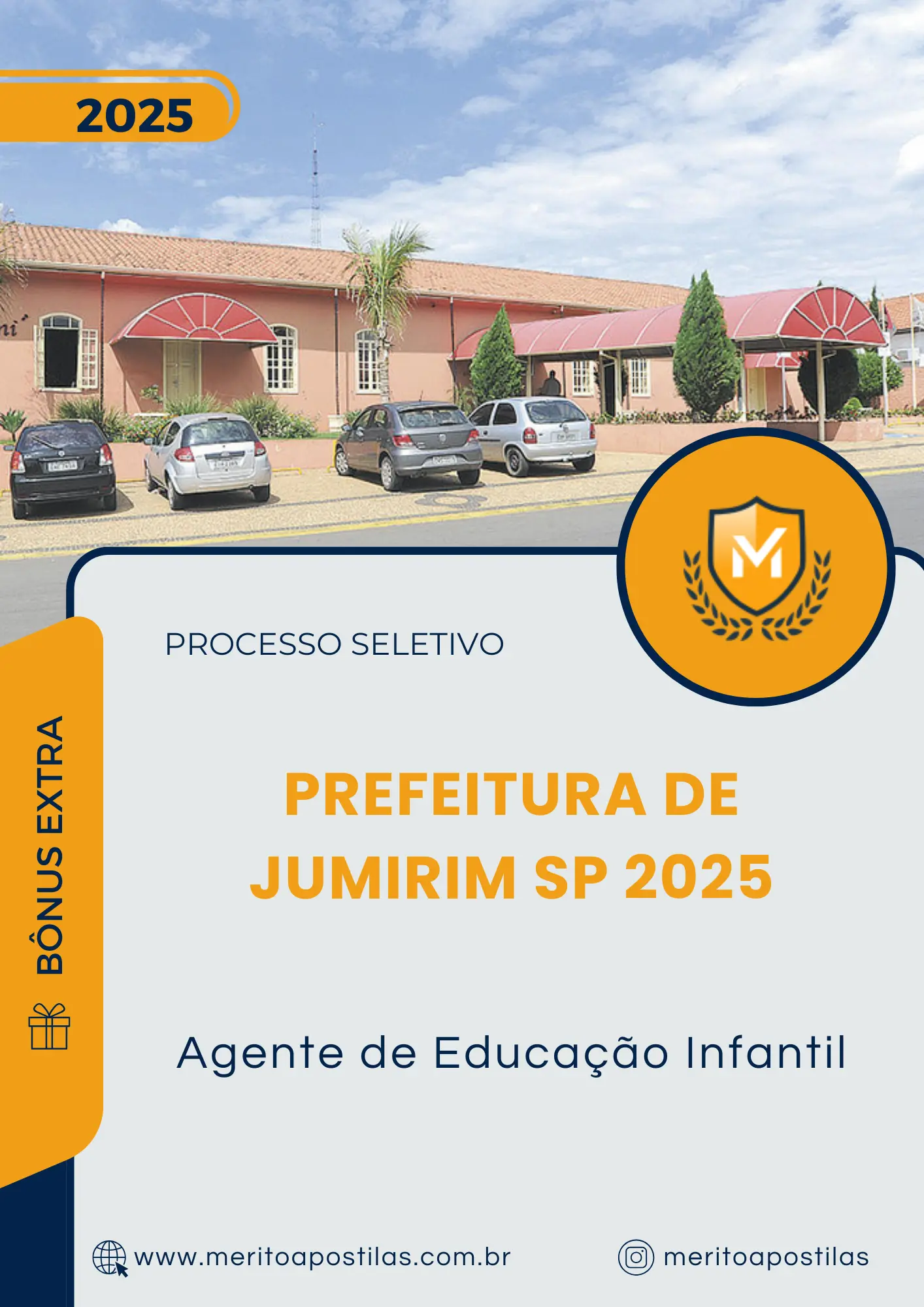 Apostila Agente de Educação Infantil Prefeitura de Jumirim SP 2025