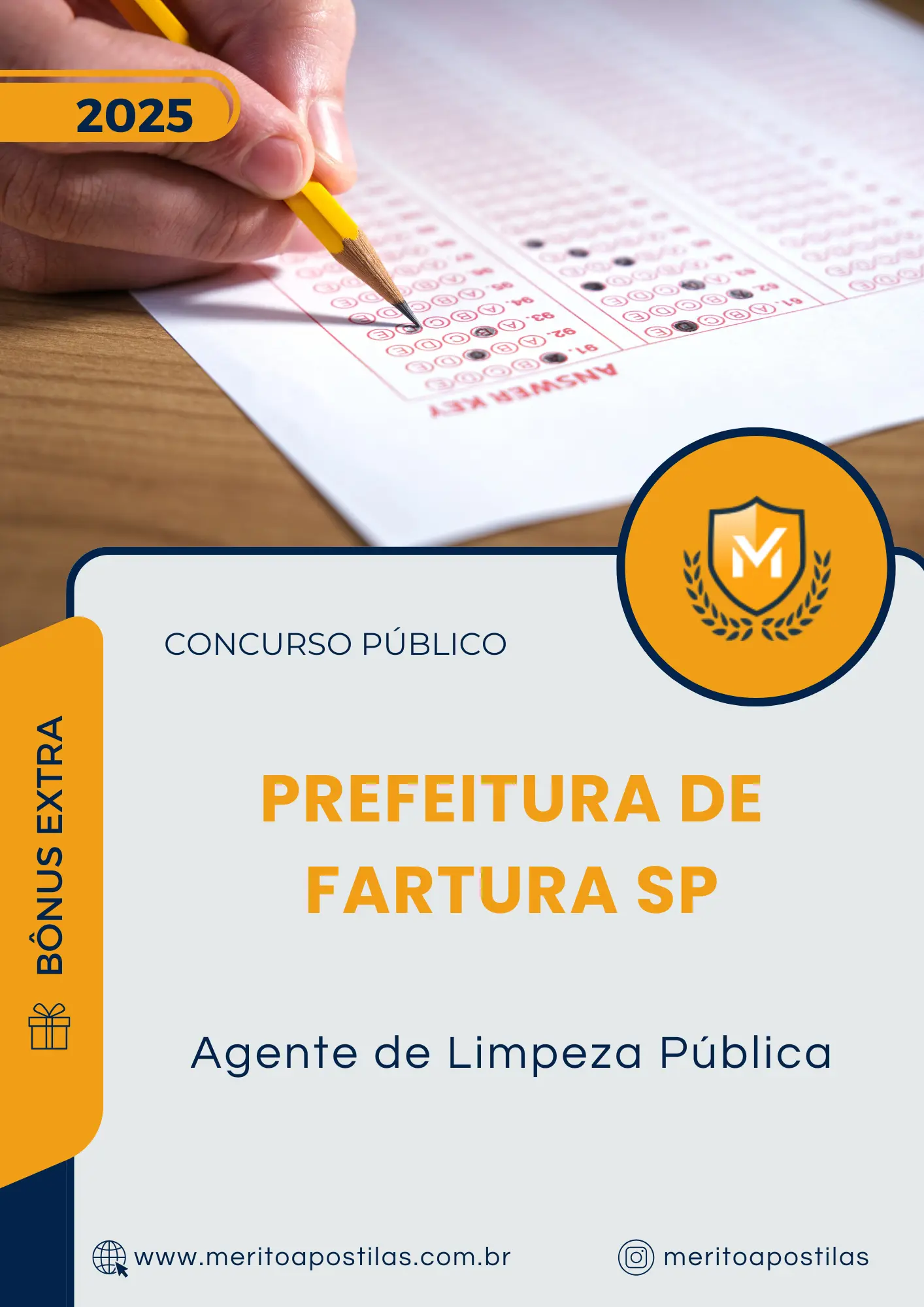 Apostila Agente de Limpeza Pública Prefeitura de Fartura SP 2025