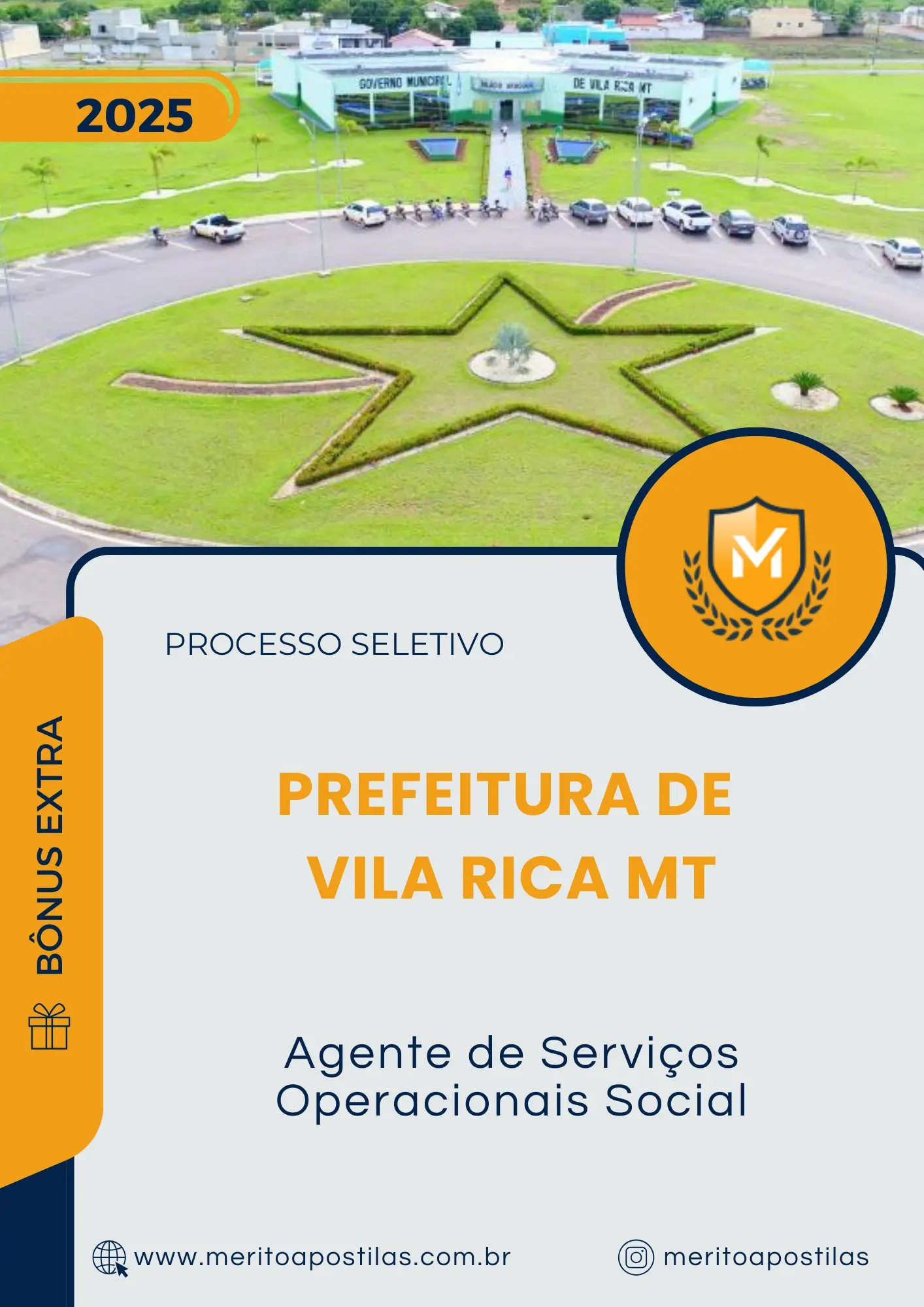 Apostila Agente de Serviços Operacionais Social Prefeitura de Vila Rica MT 2025