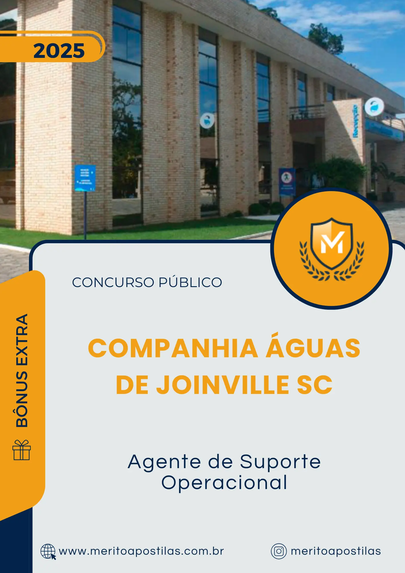 Apostila Agente de Suporte Operacional Concurso Público Companhia Águas de Joinville SC 2025