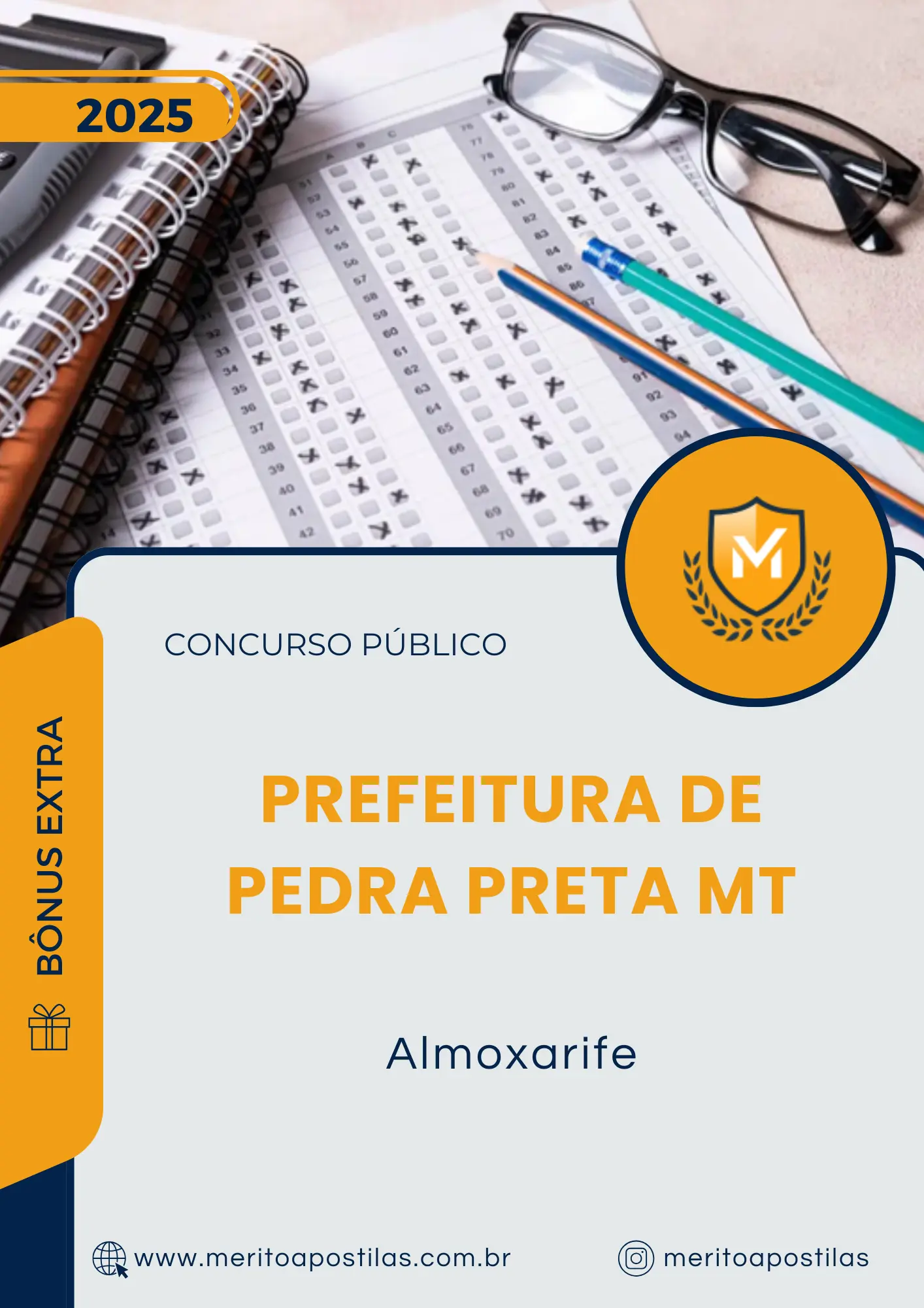 Apostila Almoxarife Prefeitura de Pedra Preta MT 2025