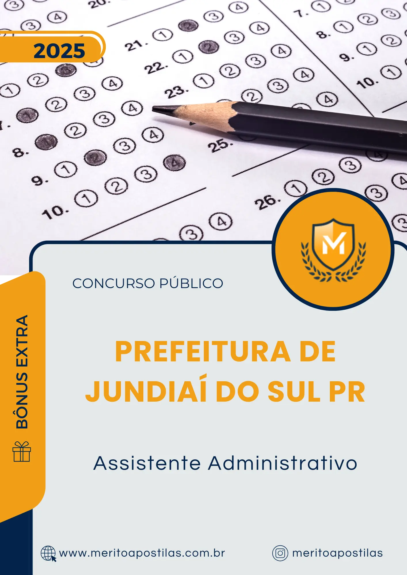 Apostila Assistente Administrativo Prefeitura de Jundiaí do Sul PR 2025