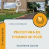 Apostila Assistente Social Prefeitura de Pirangi SP 2025