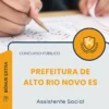 Apostila Assistente Social Prefeitura de Alto Rio Novo ES 2025