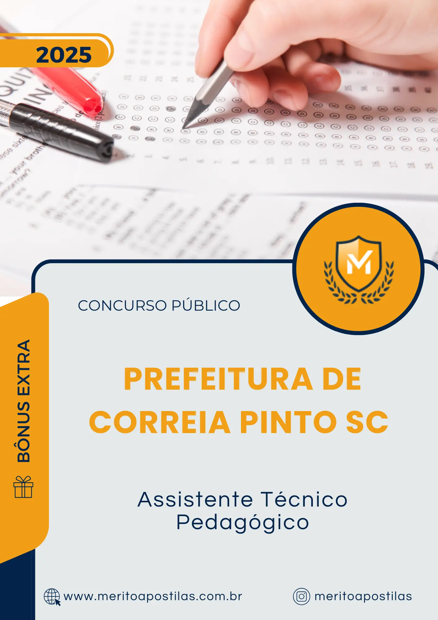 Apostila Assistente Técnico Pedagógico Prefeitura de Correia Pinto SC 2025
