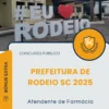 Apostila Atendente de Farmácia Prefeitura de Rodeio SC 2025