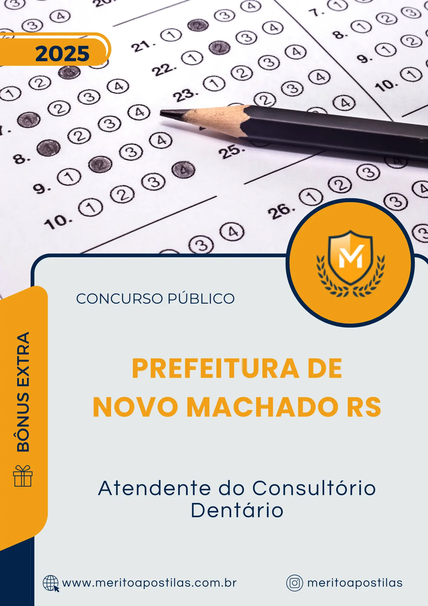 Apostila Atendente do Consultório Dentário Prefeitura de Novo Machado RS 2025