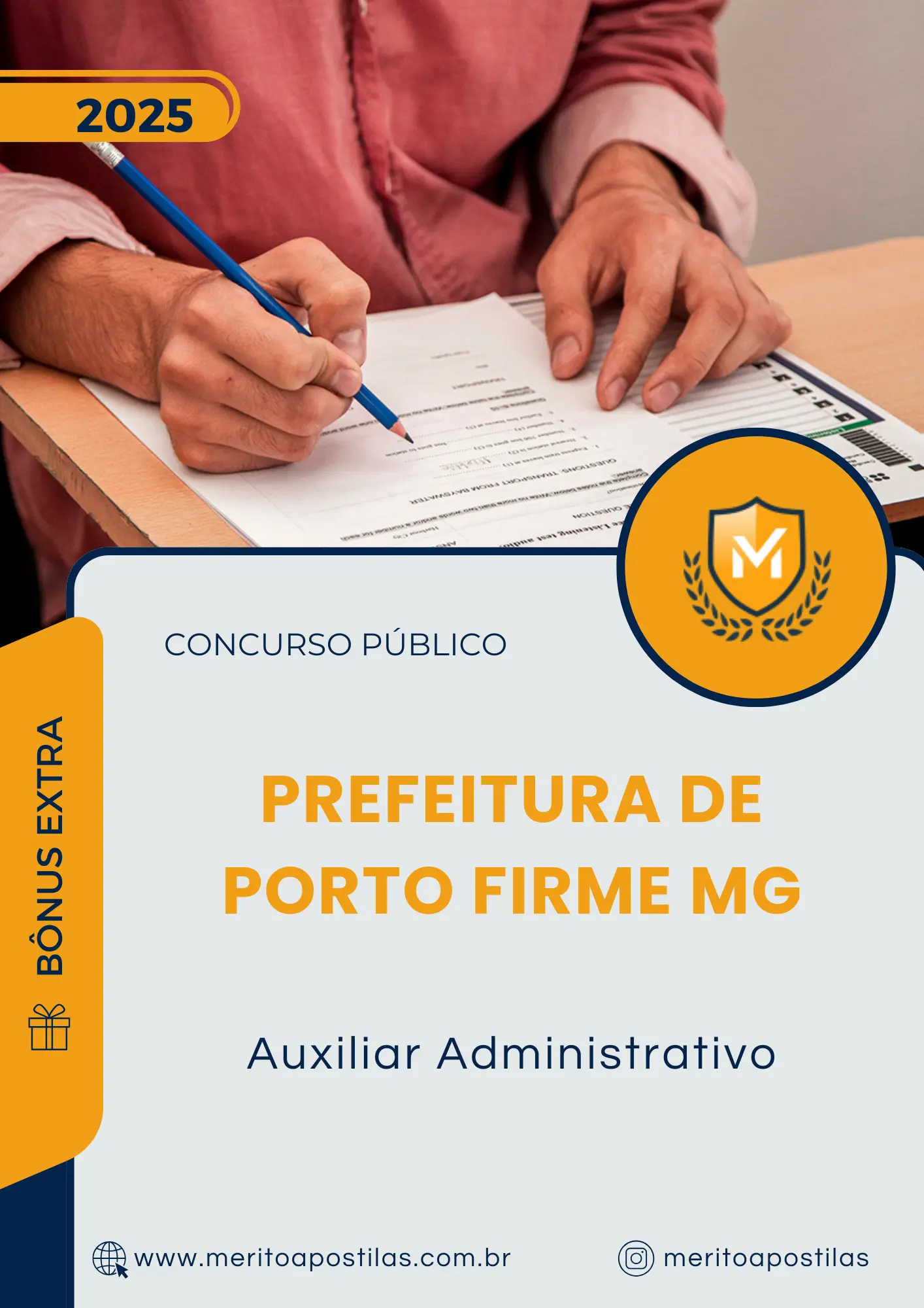 Apostila Auxiliar Administrativo Prefeitura de Porto Firme MG 2025