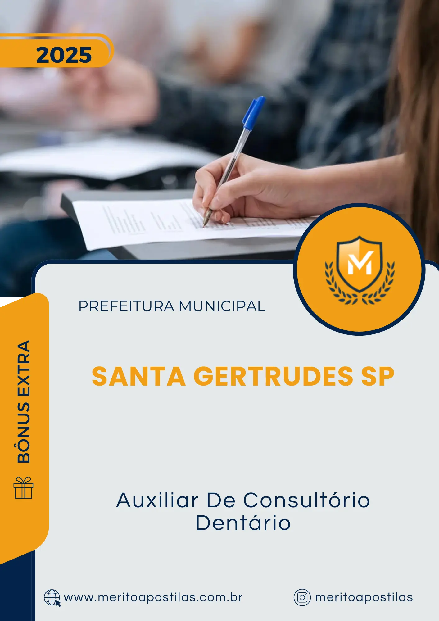 Apostila Auxiliar De Consultório Dentário Prefeitura de Santa Gertrudes SP 2025