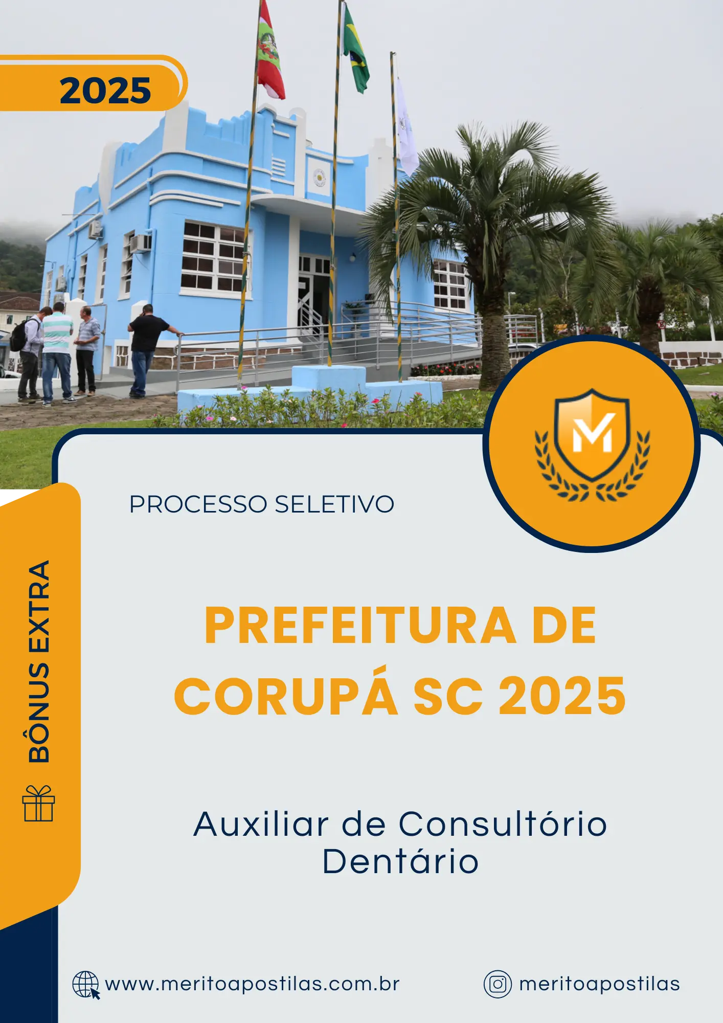 Apostila Auxiliar de Consultório Dentário Prefeitura de Corupá SC 2025