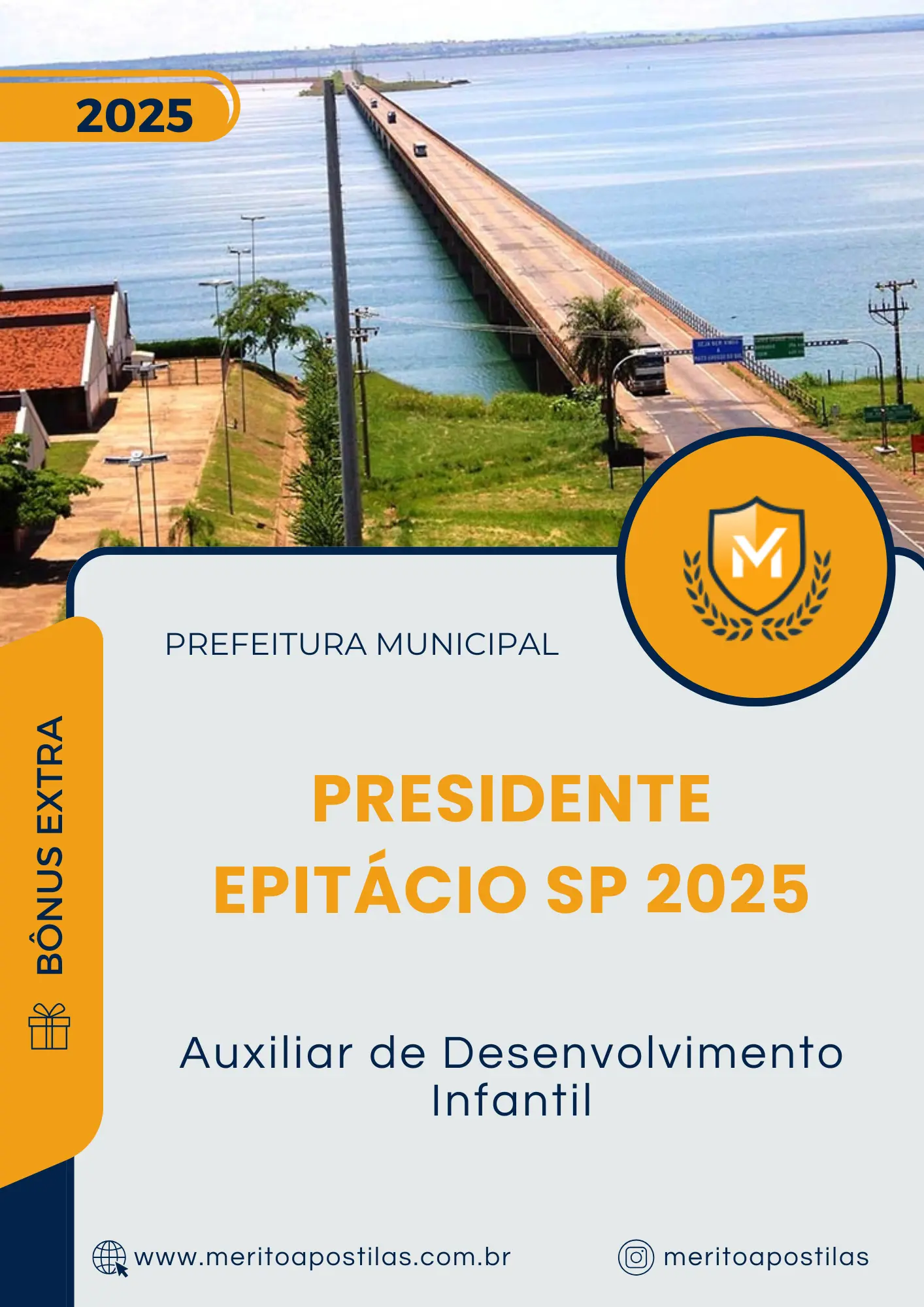 Apostila Auxiliar de Desenvolvimento Infantil Prefeitura de Presidente Epitácio SP 2025