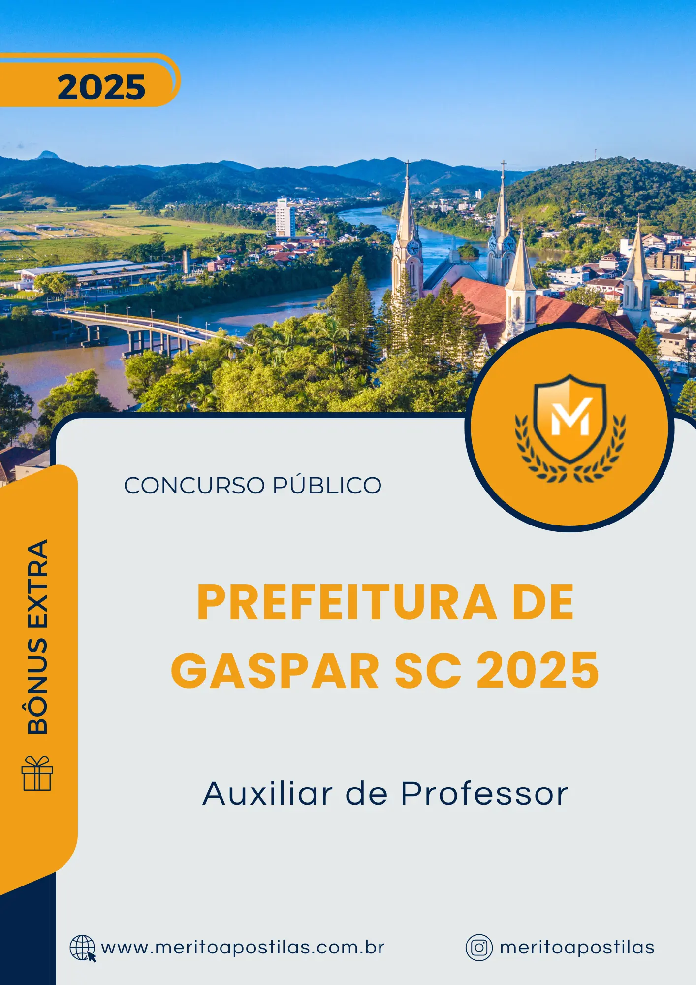 Apostila Auxiliar de Professor Prefeitura de Gaspar SC 2025