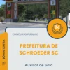 Apostila Auxiliar de Sala Prefeitura de Schroeder SC 2025