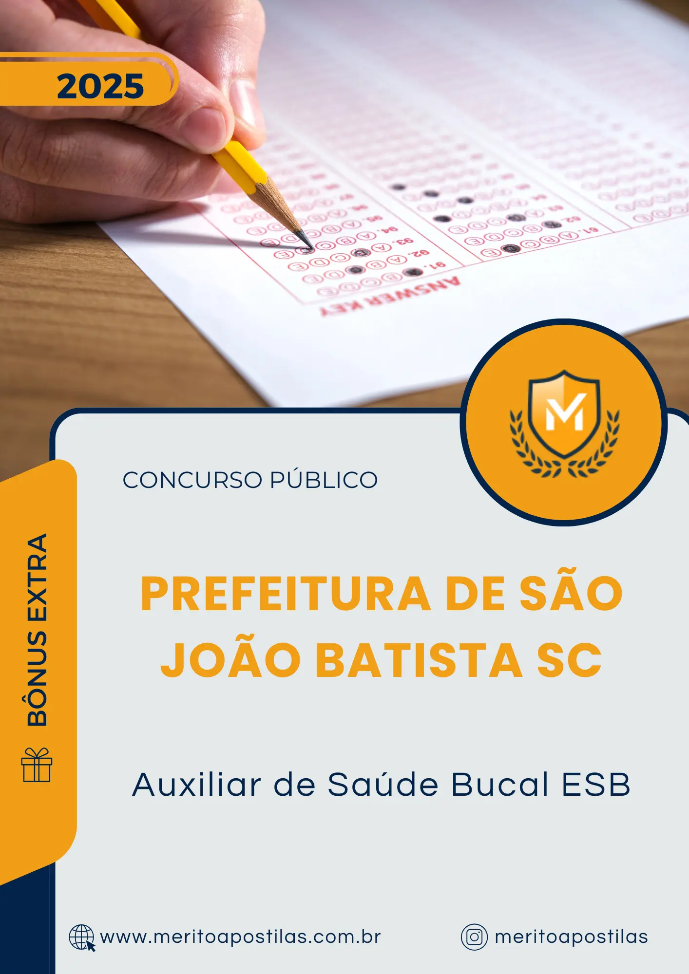 Apostila Auxiliar de Saúde Bucal ESB Prefeitura de São João Batista SC 2025