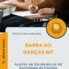 Apostila Auxiliar de Saúde Bucal da Estratégia da Família Prefeitura de Barra do Garças MT 2025