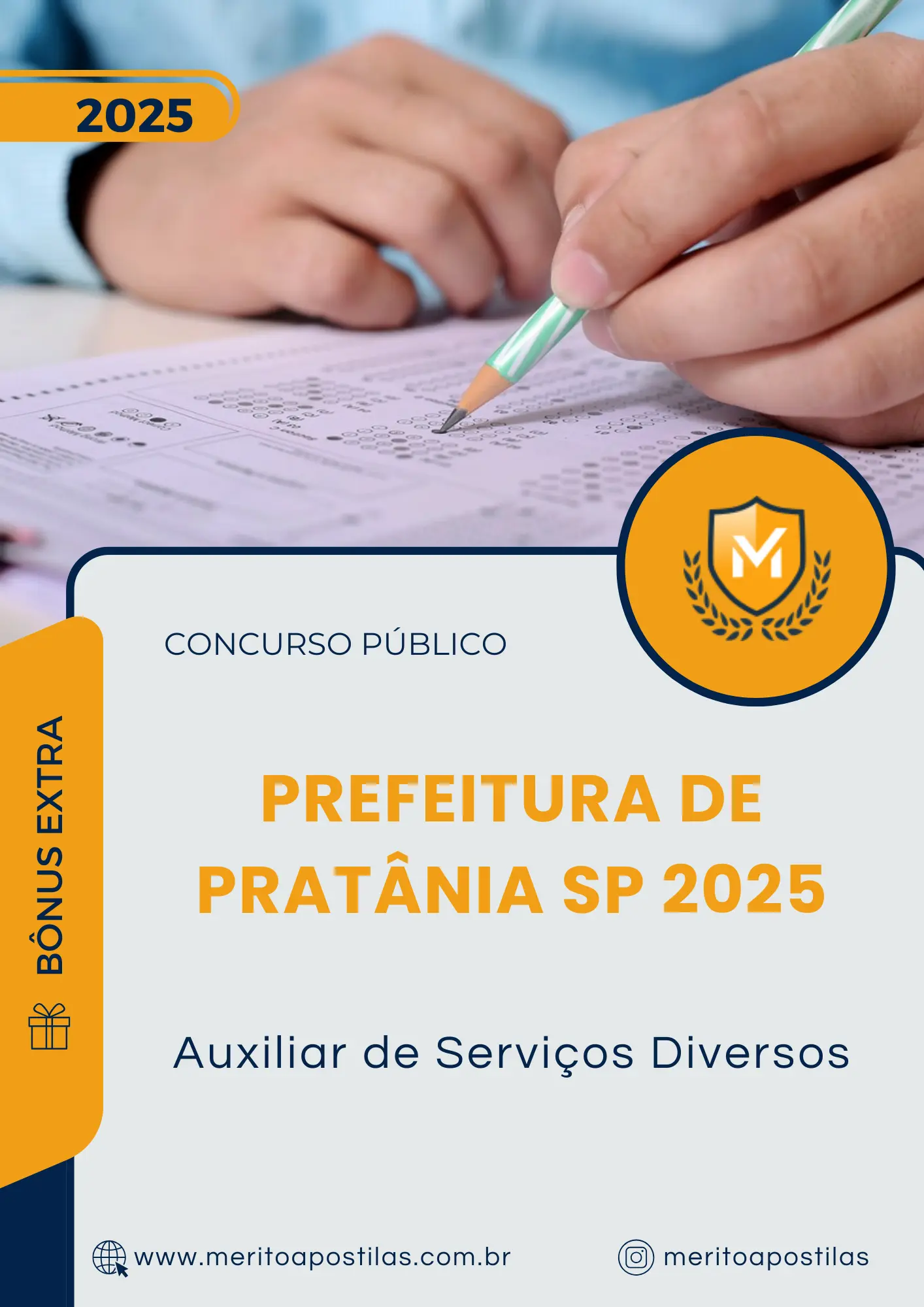 Apostila Auxiliar de Serviços Diversos Prefeitura de Pratânia SP 2025