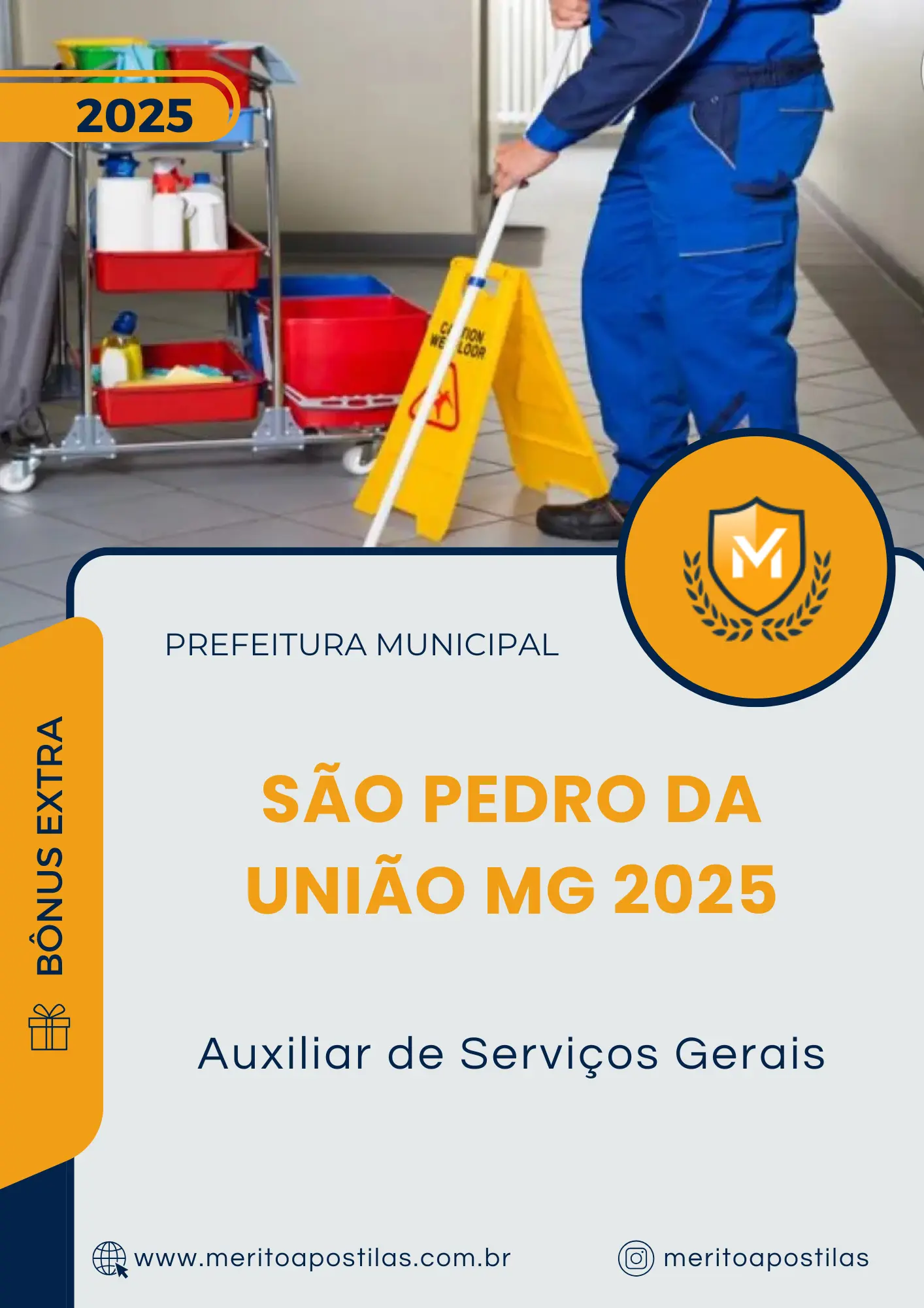 Apostila Auxiliar de Serviços Gerais Prefeitura de São Pedro da União MG 2025