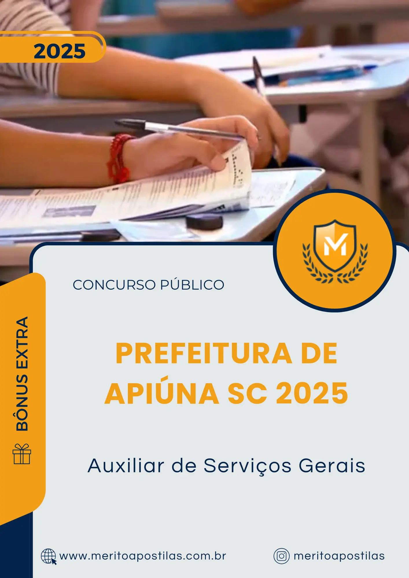 Apostila Auxiliar de Serviços Gerais Prefeitura de Apiúna SC 2025