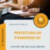 Apostila Auxiliar de Serviços Gerais Prefeitura de Pomerode SC 2025