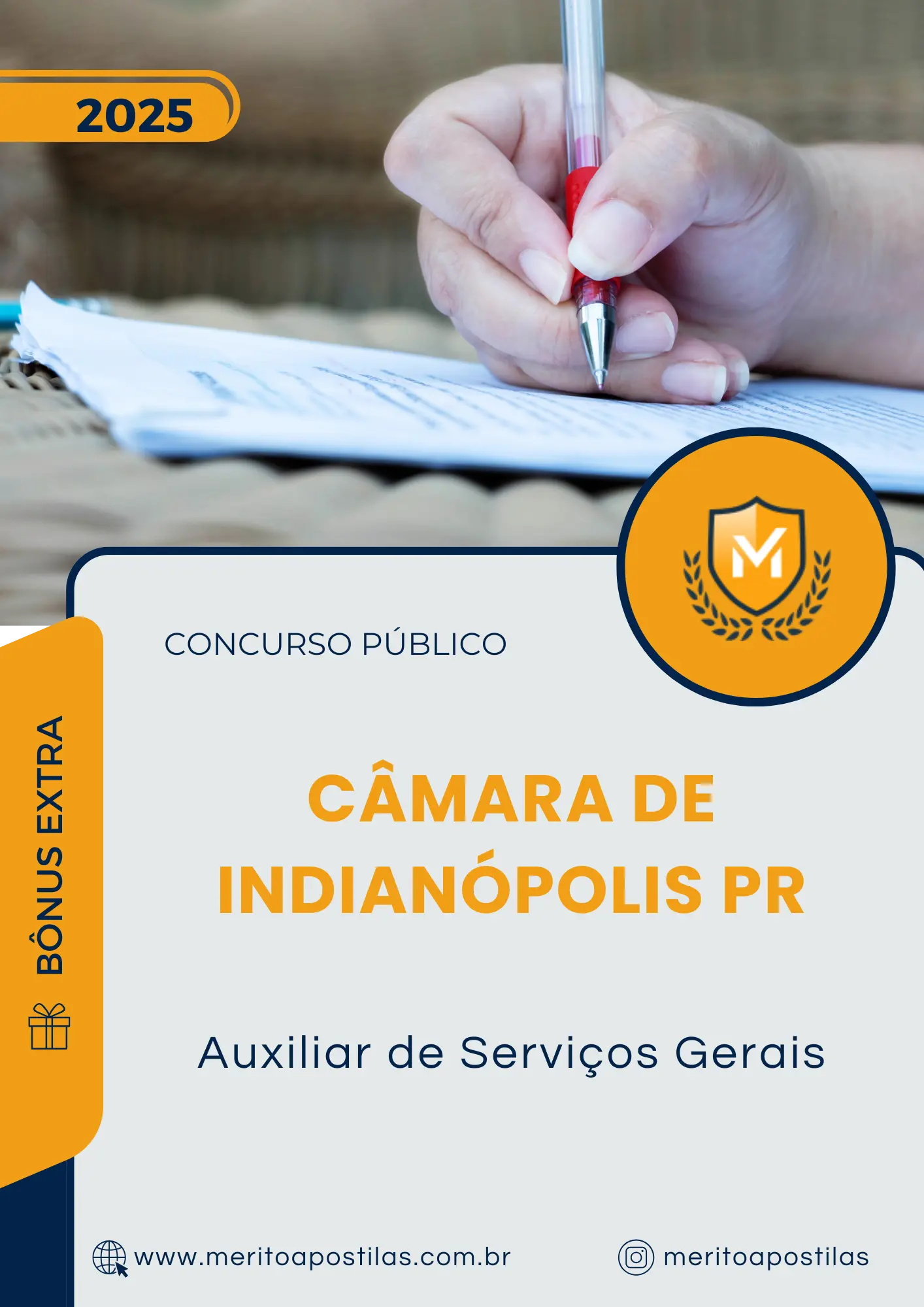 Apostila Auxiliar de Serviços Gerais Câmara de Indianópolis PR 2025