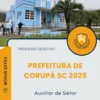 Apostila Auxiliar de Setor Prefeitura de Corupá SC 2025
