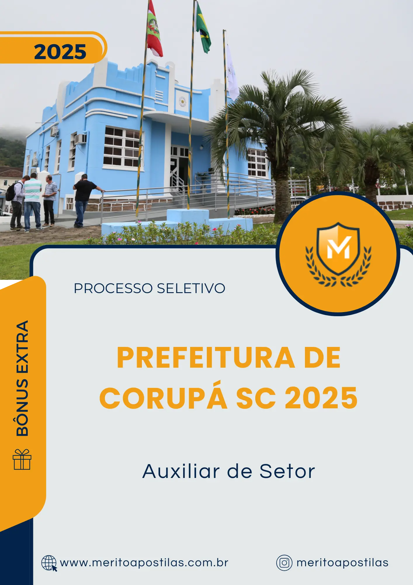 Apostila Auxiliar de Setor Prefeitura de Corupá SC 2025