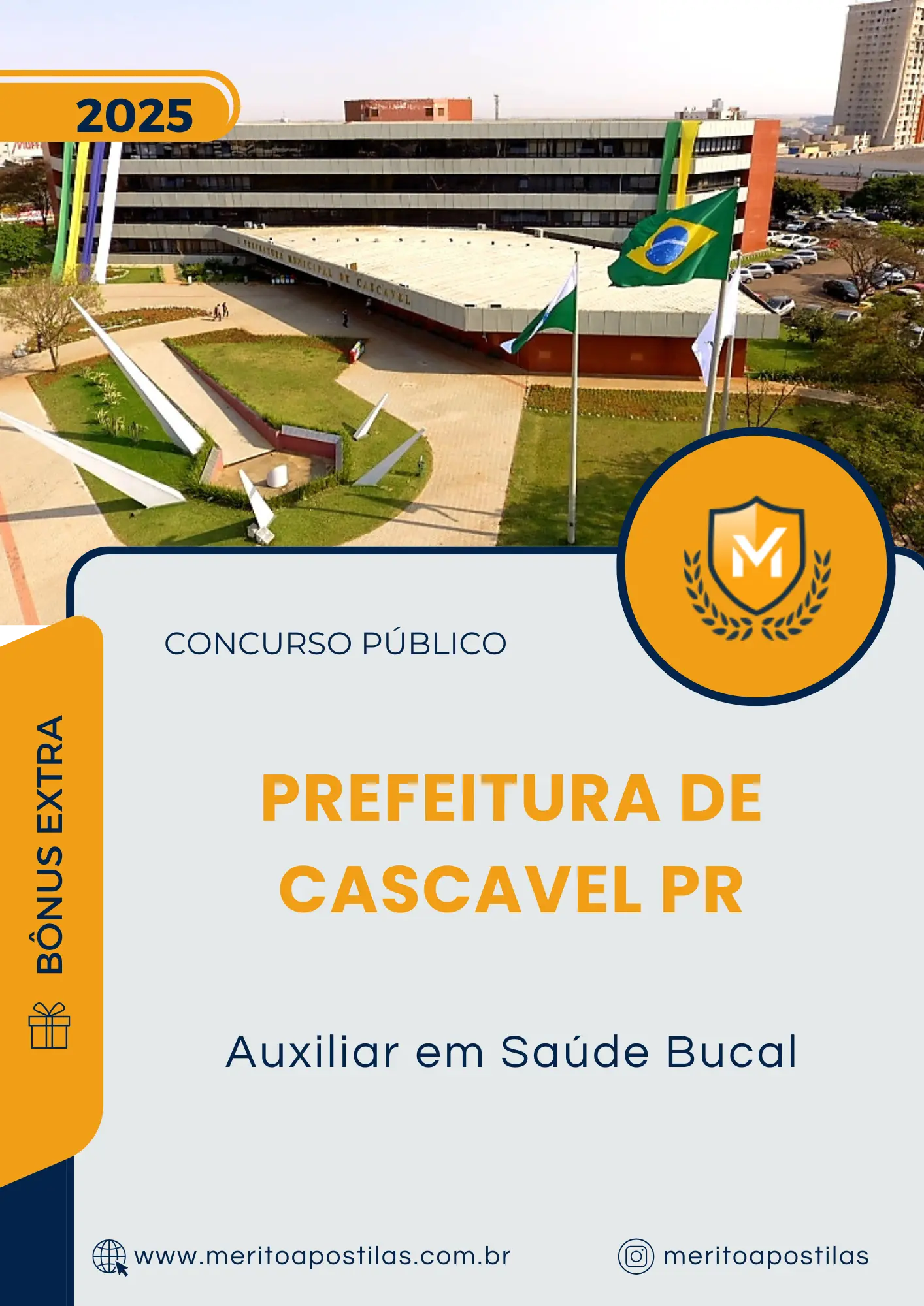 Apostila Auxiliar em Saúde Bucal Prefeitura de Cascavel PR 2025