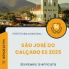 Apostila Bombeiro Eletricista Prefeitura de São José do Calçado ES 2025