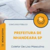 Apostila Coletor De Lixo Masculino Prefeitura de Nhandeara SP 2025