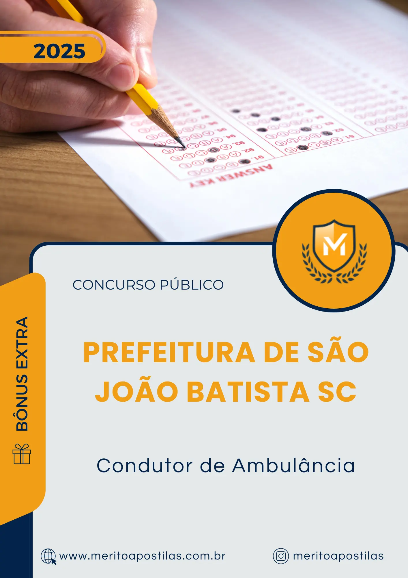 Apostila Condutor de Ambulância Prefeitura de São João Batista SC 2025