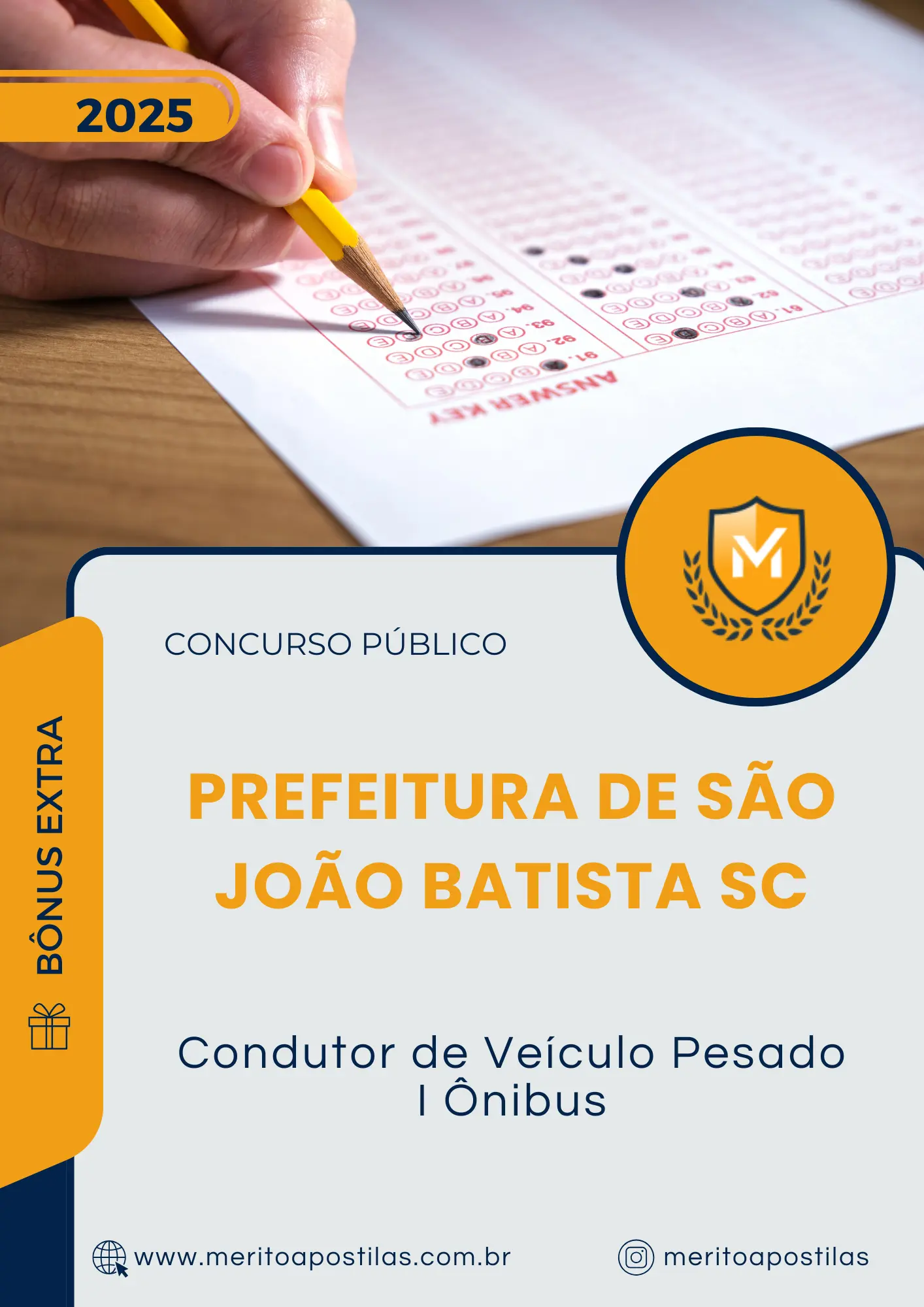 Apostila Condutor de Veículo Pesado I Ônibus Prefeitura de São João Batista SC 2025