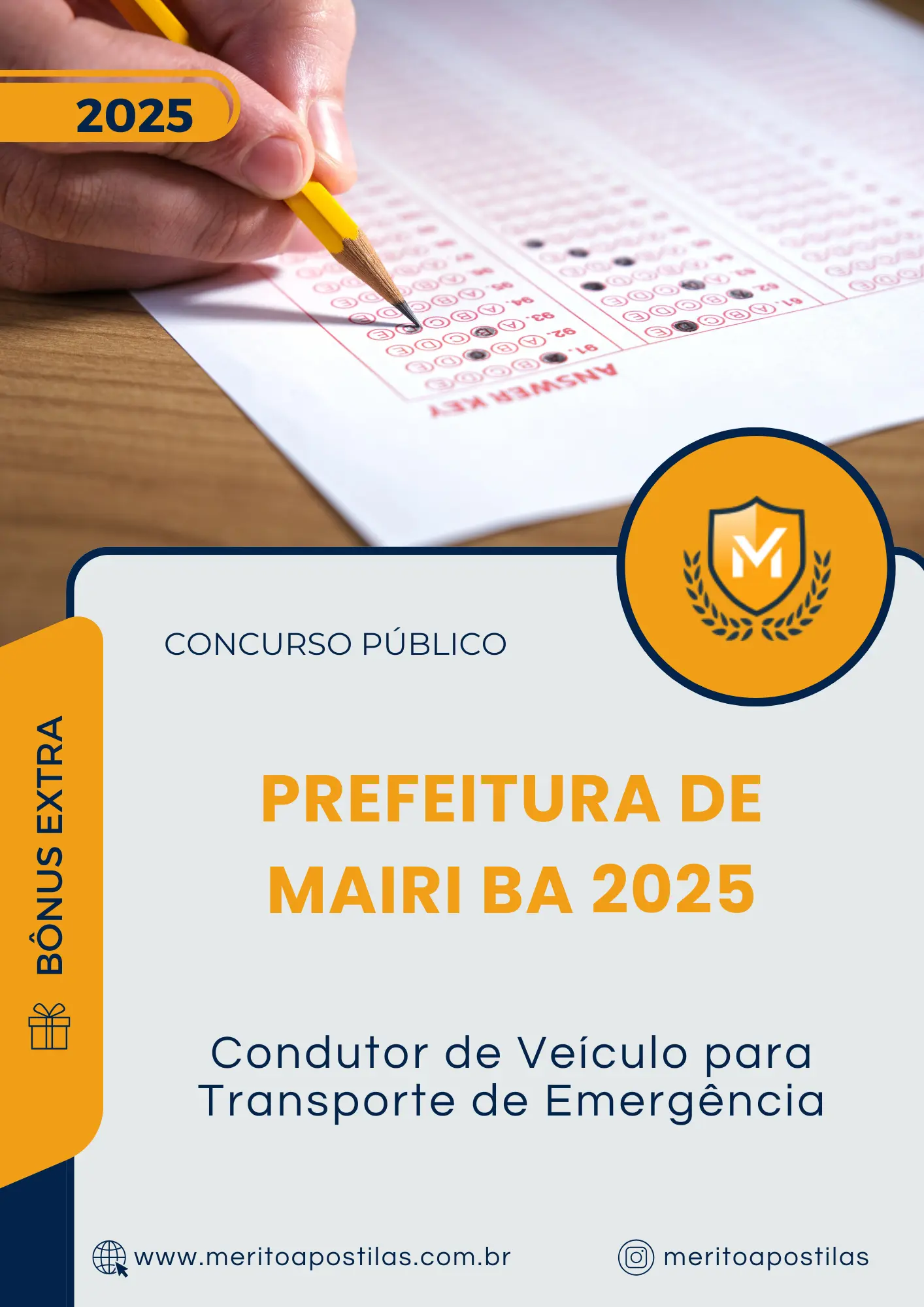 Apostila Condutor de Veículo para Transporte de Emergência Prefeitura de Mairi BA 2025