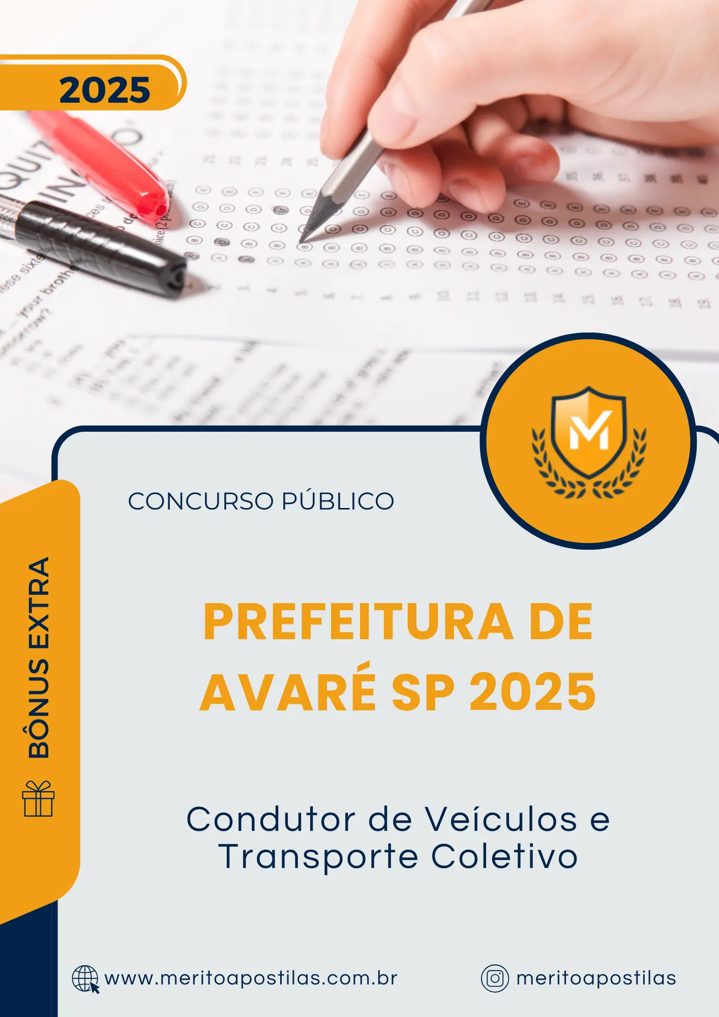 Apostila Condutor de Veículos e Transporte Coletivo Prefeitura de Avaré SP 2025