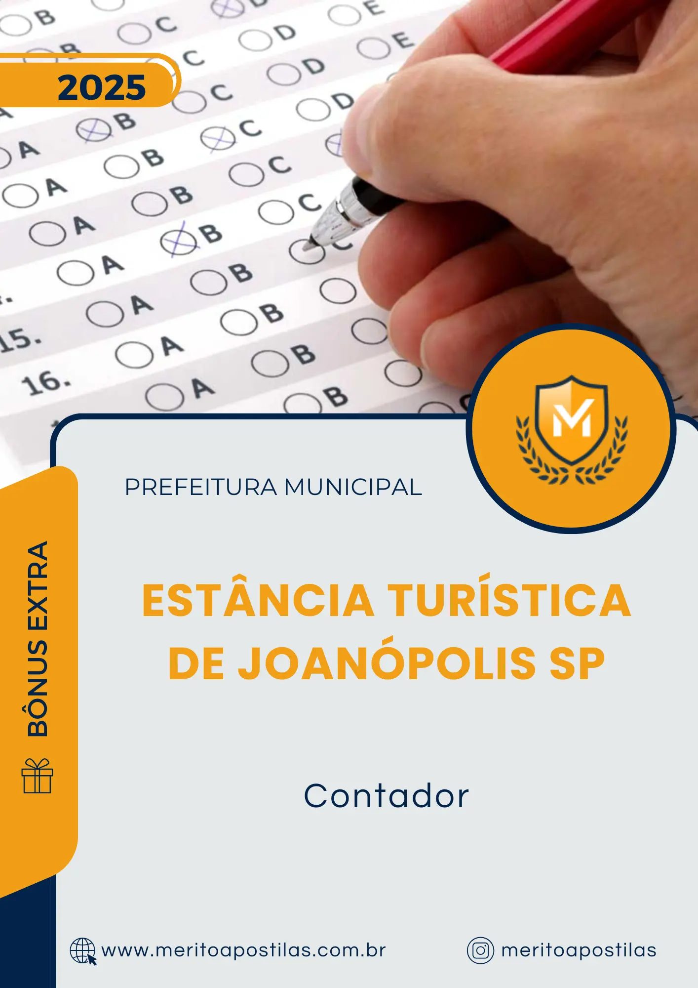 Apostila Contador Prefeitura da Estância Turística de Joanópolis SP 2025