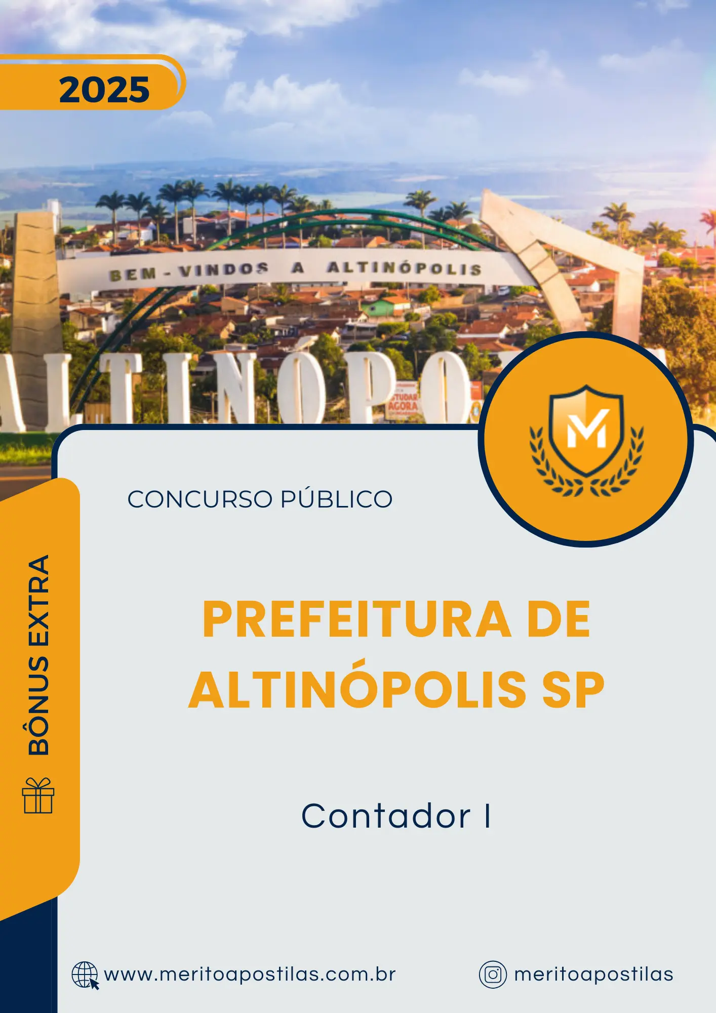 Apostila Contador I Prefeitura de Altinópolis SP 2025