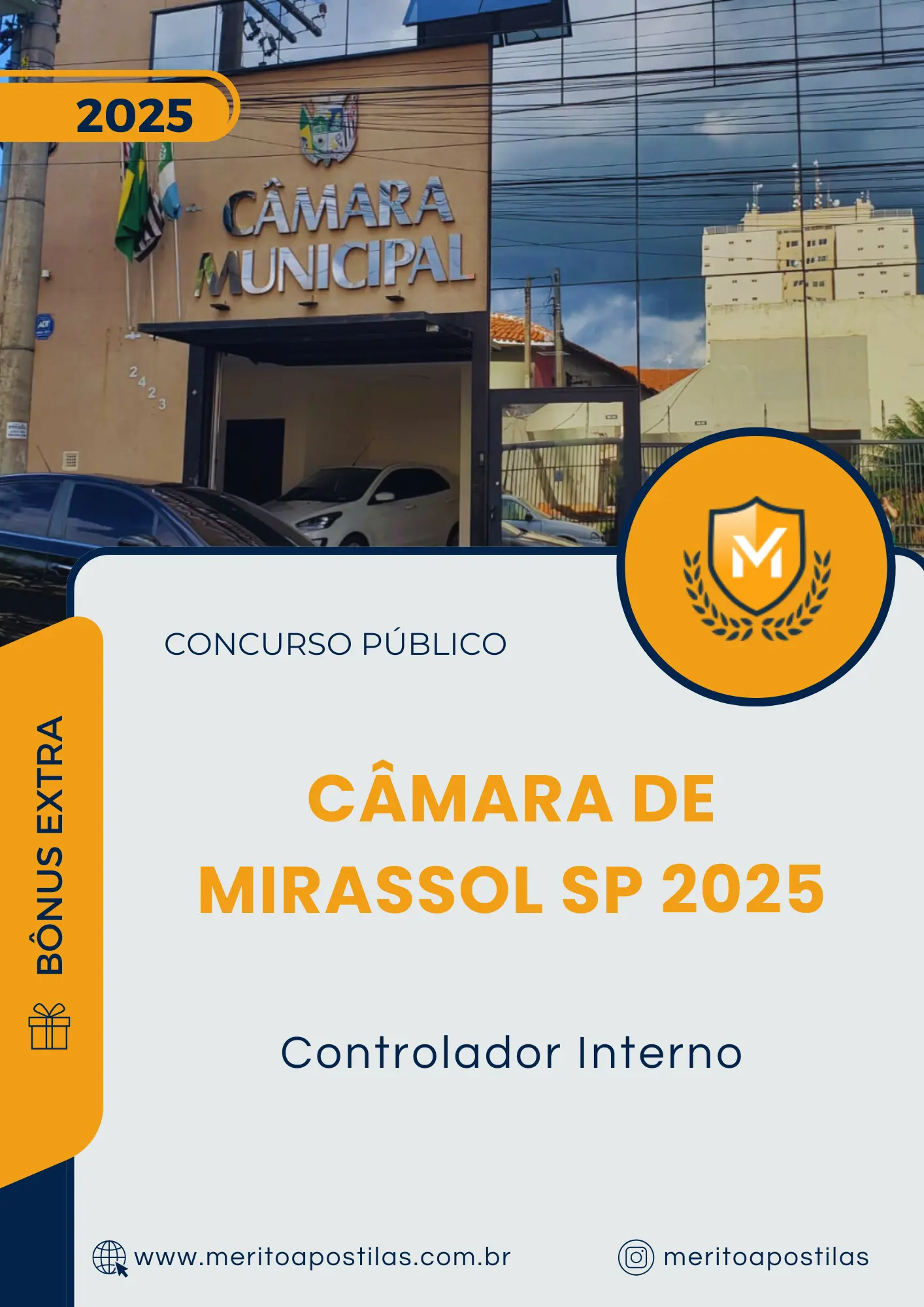 Apostila Controlador Interno Câmara de Mirassol SP 2025