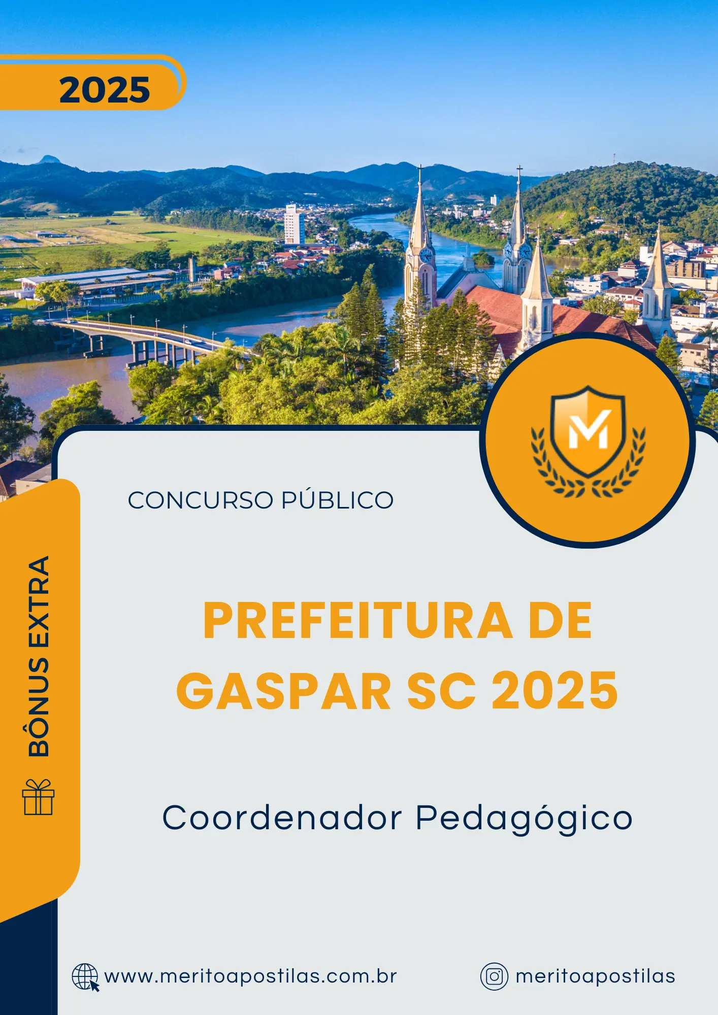 Apostila Coordenador Pedagógico Prefeitura de Gaspar SC 2025