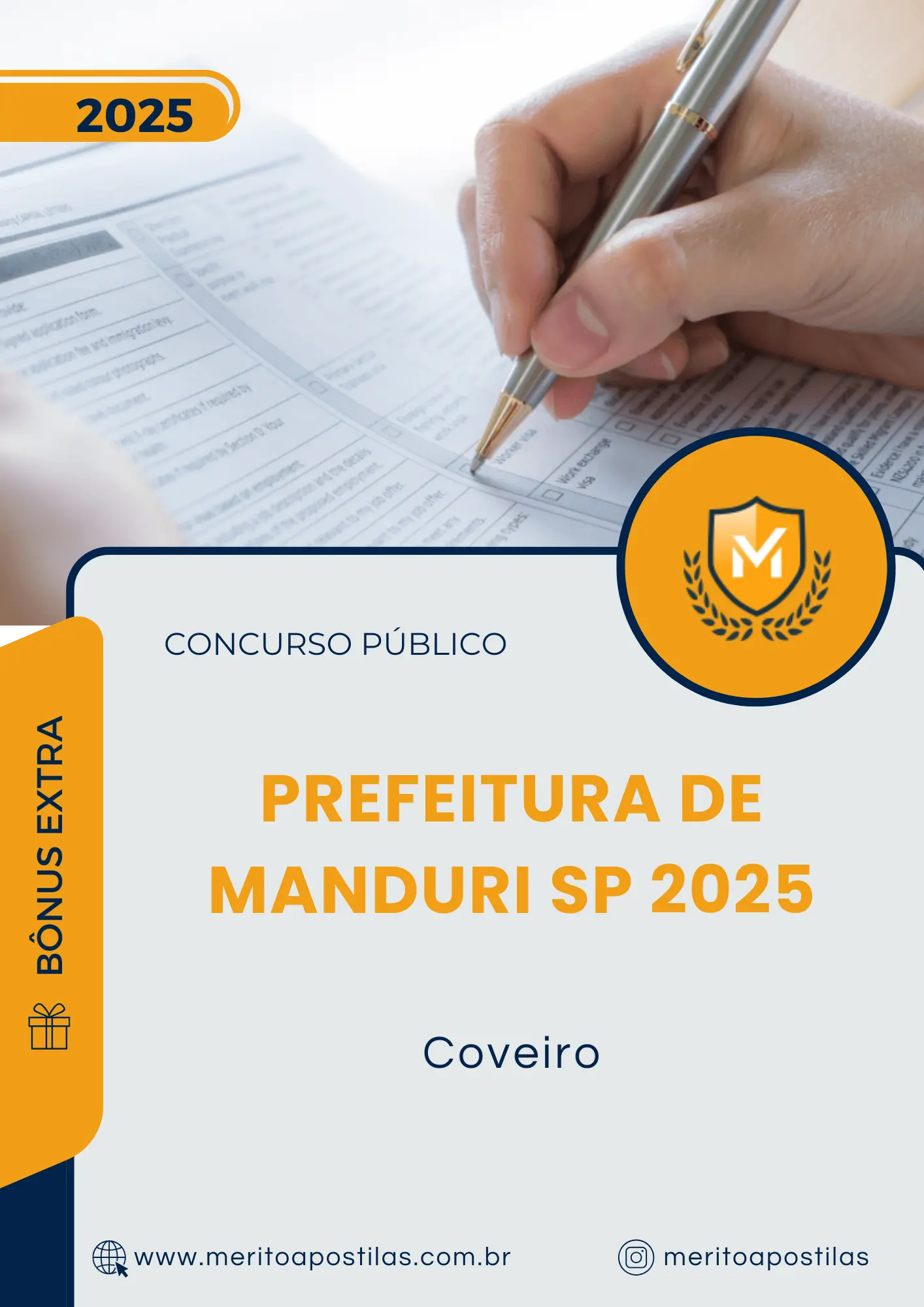 Apostila Coveiro Prefeitura de Manduri SP 2025