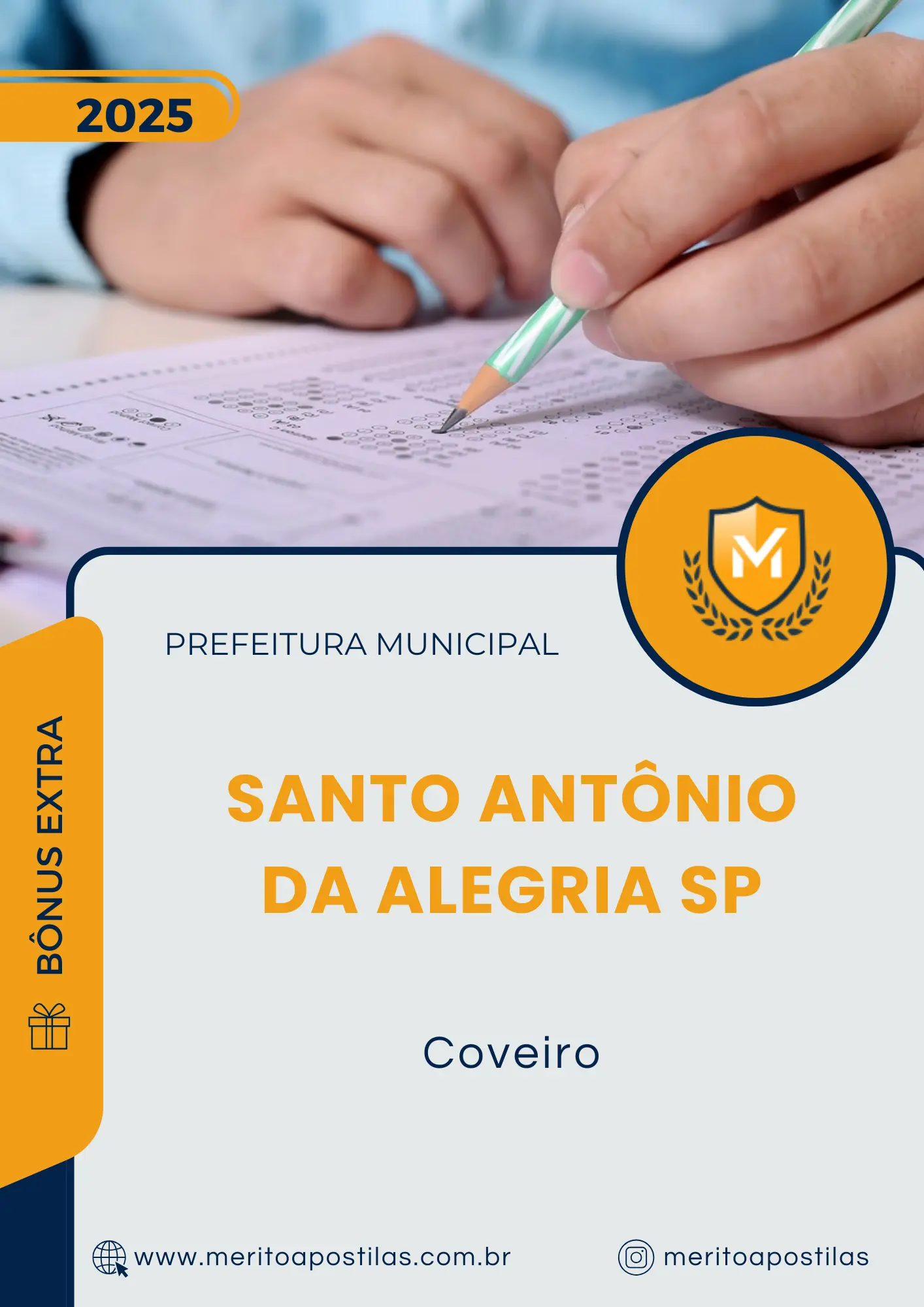 Apostila Coveiro Prefeitura de Santo Antônio da Alegria SP 2025
